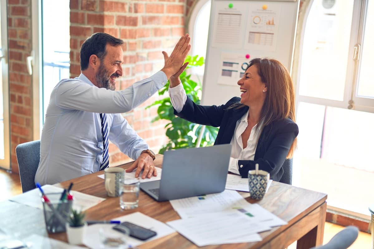 An agency team collaborating in Host Agency AI